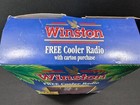 Vintage Winston Cigarettes Cooler Bag Radio Promo Gif Original Packaging  Works