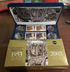 1953 - 2003 Canada -  Queen Elizabeth Ii  50 Yrs  Coronation Coin   Stamp Set