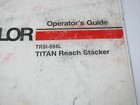Taylor Trsi994l Container Handler Owner Operator Manual User Guide