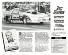 Scott Geoffrion Mopar Drag Racing Team Nhra Funny Car 8x10 Promo Photo Card  p11