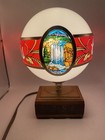 Vintage Adolph Coors Beer Globe Table Lamp With Clock  Rare  Works Great 