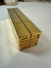 Givenchy Refillable Atomizer Perfume Spray Square Bottle Goldtone Empty