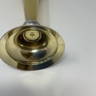 Rare Antique Gorham Sterling 12    Uranium Glass Vase