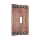 Wood Vintage Farmhouse Country Rustic Light Switch Cover Plate Barn Door Wood   