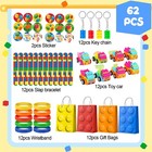 Building Block Birthday Party Favors 62 Pcs Building Blocks Party Favors Set