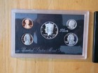 1997 Us Mint Silver Proof Set 5 Coins In Original Box