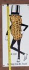 Greetings Mr  Peanut Ande Rooney s Porcelain Enameled Advertising Sign 1993 Bnip