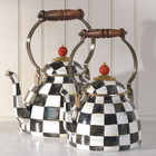 Mackenzie-childs Courtly Check Tea Kettle