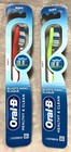 New X2 Oral-b Healthy   Clean Angled Head Soft Bristle Flossing Toothbrushes 