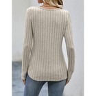 Womens Long Sleeve T Shirt Blouse Ladies Autumn Plain Pullover Tops Plus Size