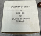 Piet Hein - Rare 1970 Pyramystery Game Rosewood Pyramid Puzzle Art Science