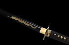 Dragon 1095 Carbon Steel Black Blade Katana Japanese Samurai Sword Full Tang