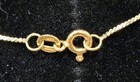Stunning 14k Yellow Gold 15  Chain Necklace   1 34g