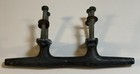 Vintage 10    Solid Bronze Boat Dock Cleat W  Mounting Bolts