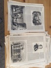 Lot Of 98 Antique 1856 Ballous Pictorial Newspaper Print Boston Usa State Cover 