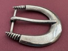 Vtg James Reid Sf Nm Sterling Silver Rattlesnake Rattler Horseshoe Belt Buckle