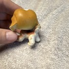 Littlest Pet Shop Lps Brown   White Puppy Dog Figure Blue Eyes 2005
