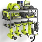 4 Drill Power Tool Organizer Storage Rack Cordless Drill Tool Rack Holder 3layer