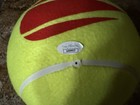 Novak Djokovic Signed Jumbo Tennis Ball     Jsa Authenticated     Tennis Legend