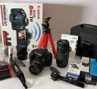 Canon Eos Rebel T6 Digital Slr Premium Camera Kit - 2 Lenses  Bag   Many Extras