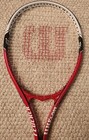 Wilson Roger Federer Tennis Racquet 4 3 8  Power Strings