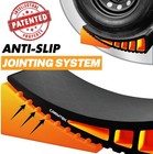 Camper Leveler 2-pack Kit   Curved Rv Levelers With Trailer Wheel Chocks