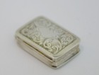 Excellent Condition Nathaniel Mills Sterling Solid Silver Vinaigrette Birm 1846