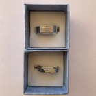 Wholesale 72pcs Stainless Steel   Real Love   Heart Couples Promise Wedding Ring