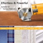 Mini Electric Cloth Cutter  Rotary Blade Fabric Cutting Machine  Octagonal Knife
