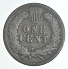 1887 Indian Head Cent Ac Average Circ