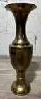 Vintage Solid Brass Bud Vase 10    Tall Made In India