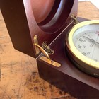 Chelsea Ships Clock Nautical Brass 12 24 Hour Wood Box W Lid Newport Md In Usa