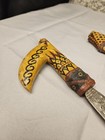 Antique Dayak Mandau Borneo Tribal Headhunter Sword W  Sheath