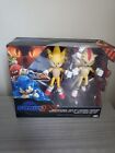Sonic 3 Movie Super Shadow Super Sonic Jakks Pacific Light Up 2 Pack Ships Today