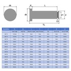 20set M4x14mm 304 Stainless Steel Cylindrical Shaft Snap Ring Locating Pin