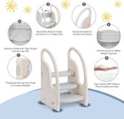 Toddler 3 Step Stool Kids Standing Tower For Toddlers Plastic Learning Helper