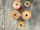 Belding Corticelli Vintage Wooden Thread Spools Lot Silk   Cotton