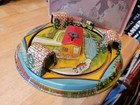 Very Nice Vintage 1920 s Marx Tin Litho Wind Up  Honeymoon Express With Box