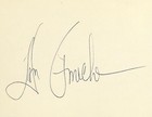 Don Ameche Signed Autograph 4x6 Index Card Heaven Can Wait  The Three Musketeers