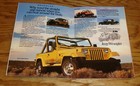 Original 1990 Jeep Full Line Sales Brochure 90 Wrangler Grand Wagoneer Comanche