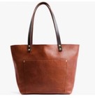 New With Tags - Portland Leather Tote Bag - Zipper - Nutmeg - Medium