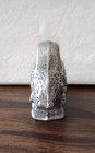   Vintage   Kirk Miniature Pewter Bunny Rabbit Figurine   2  T X 3  W X 1  D  