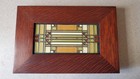 Motawi Tileworks Frank Lloyd Wright - Mosaic Tiles Art W red Oak Frame