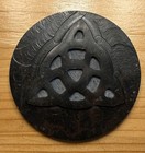 Triquetra Soapstone Altar Tile Or Candle Holder 