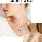 Women Heart Cremation Ashes Urn Necklace Memorial Keepsake Pendant Memory Jewelr