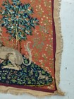 Vintage French Medieval  lady And The Unicorn  Wall Hanging Tapestry 107x76 Cm
