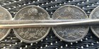 1911  Rare  Canada  5 Cent 92 5  Silver  4 Coin Pin  Vg    No  dei Gratia 
