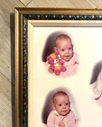 Vintage Gold   Black Ornate Picture Frame Baby Photo Collage Nursery Wall Decor