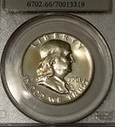 1961 Ben Franklin Silver Half Dollar Proof Pcgs Pr66