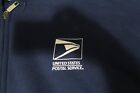 Vintage 90s United States Postal Service Usps Full Zip Hoodie Mens Xl Navy Blue
